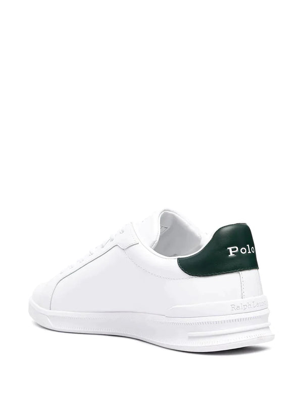 POLO RALPH LAUREN HERITAGE COURT || LEATHER TRAINERS