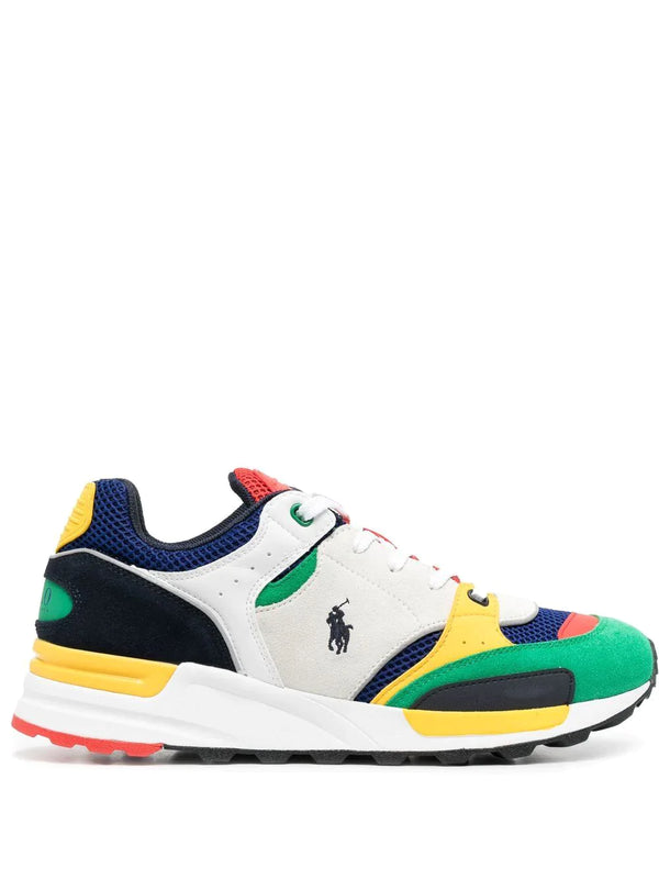 POLO RALPH LAUREN LOGO-MOTIF LOW-TOP SNEAKERS