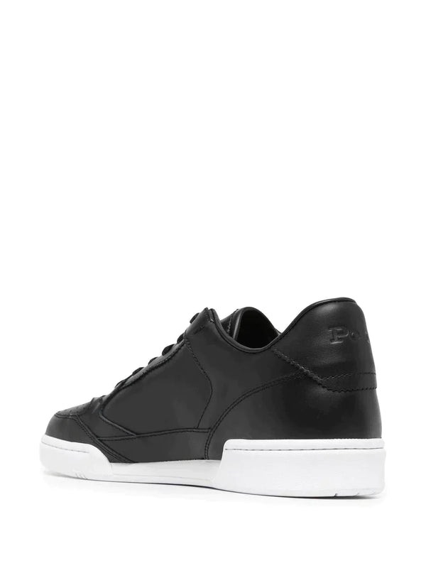 POLO RALPH LAUREN DEBOSSED-PONY DETAIL SNEAKERS